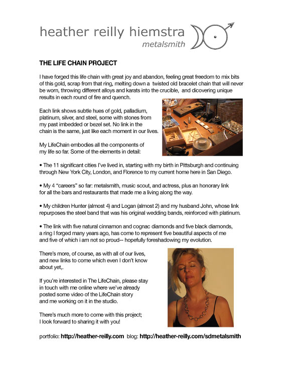 LifeChain page displayed at Coalesce, Little Italy.