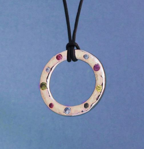 reclaimed wedding ring pendant