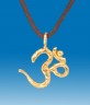22 karat gold om pendant