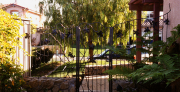 handforged iron gate